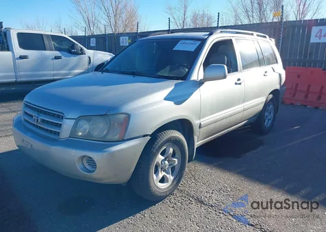 2003 Toyota Highlander from USA, damaged, VIN JTEGD21A830052787